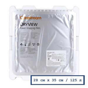 Термографическая рентгеновская пленка KODAK (Carestream) DryView DVE 28х35 (125 л.)